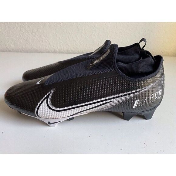 Nike Vapor Edge 360 Pro Football Cleats AO8277-001 Black White Men’s Sz 15 - Picture 6 of 10